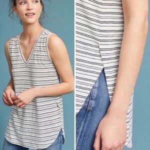 Anthropologie T.la breezy tunic tank sz M